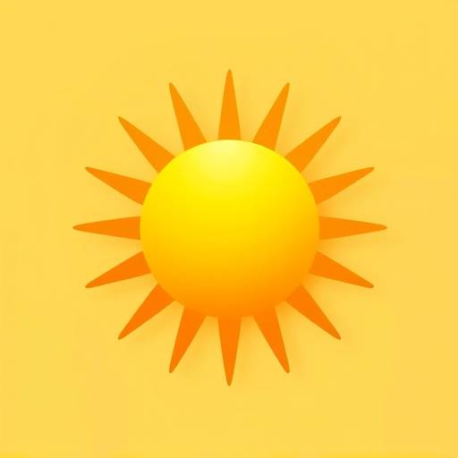 Ícone do sol para tema claro
