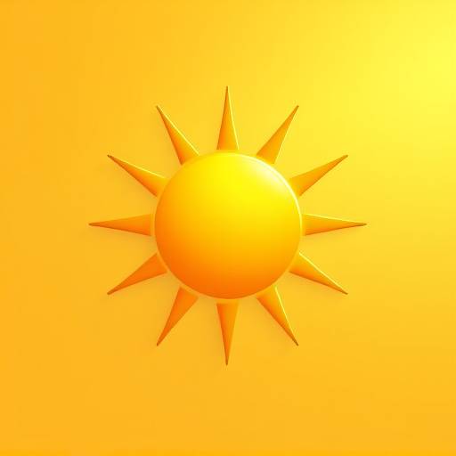Ícone do sol para tema claro